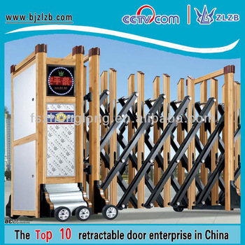 Natural timber spray coating aluminum types fences gate for houses