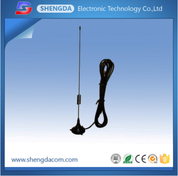 quad-band cdma or gsm booster car mini magnetic base mount Antenna with sma male connector and cable