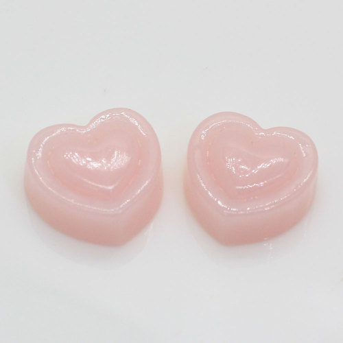 Heart Shaped Candy Dessert Mini Resin Cabochon 100pcs For Handmade Craftwork Decor Beads Slime Phone Ornaments