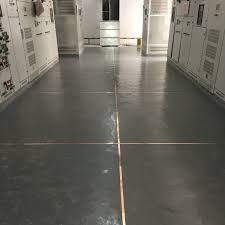 Bahan Antistatik Selesai Epoksi Kelabu Gelap Dark Grey Epoxy Finish Antistatic Material