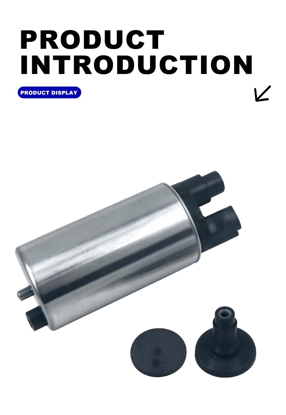 Bomba de combustível 12V de alto fluxo com acessórios X High Flow 12V Fuel Pump with Accessories X