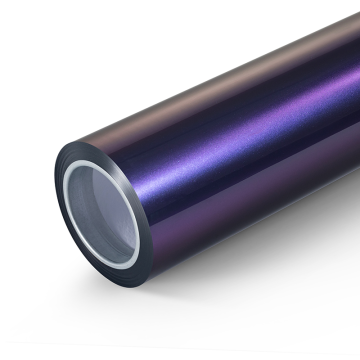 Purple Phantom Chameleon Car Wrap