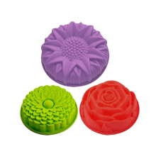 Custom Flower Shape Silicone Cake Molds