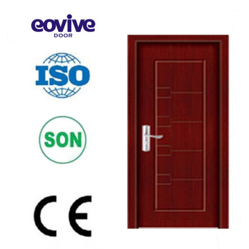 beautiful high quality white carving bathroom wooden swing single leaf PVC door