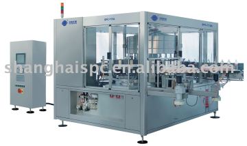 Automatic adhesive labeling machine