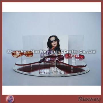 Clear Romantic Acrylic Sunglasses/Goggle Display/Holder Stand