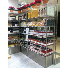 Adjustble Supermaket Metal Display Wire Shelving