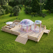 FEAMONT Transparent Air Dome Tent for Large Outdoor Camping