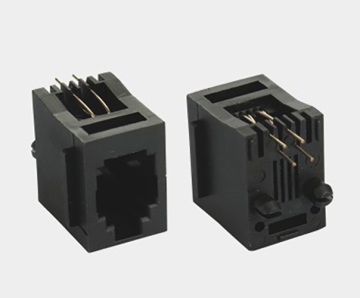 Top entry 4P4C RJ11 Modular Jack