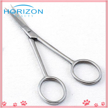 Stainless steel curved nail scissors