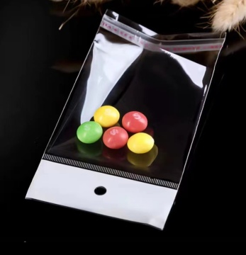 Transparent Self Sealing Candy Cookie opp Plastic Bag