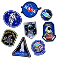 Cartoon astronaut space embroidery processing clothes