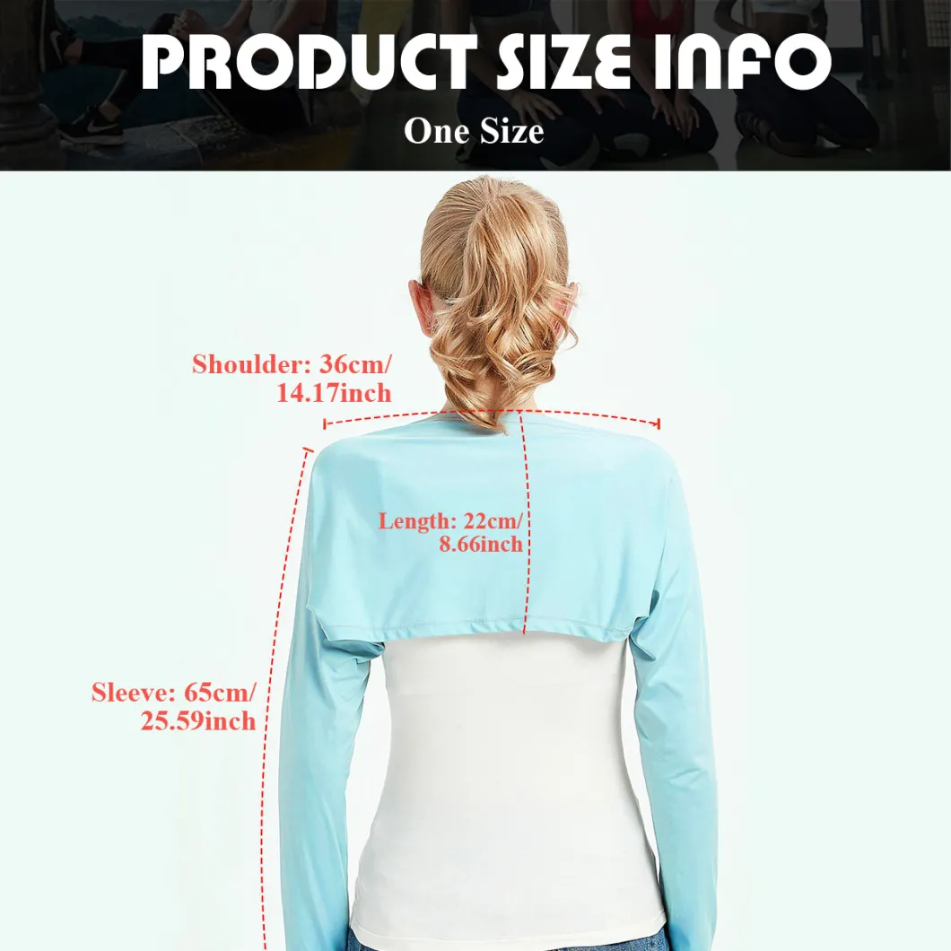 Ladies New Ice Silk Sleeve Anti-UV Siamese Shawl Sleeve