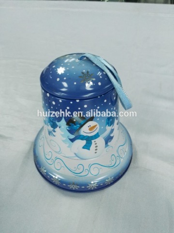 X-MAS Bell Shape Tin Box