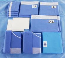 Sterile Disposable Surgical Angiography Drape Pack