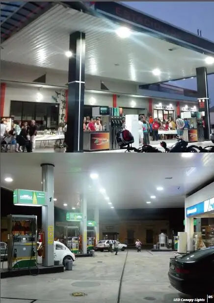 White Canopy Light 40W 50W 60W for Gas Station