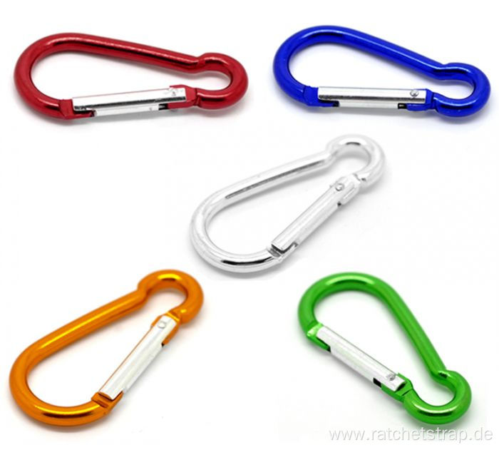 Light duty Colorful Carabiner Snap Hook with Swivel Buckle