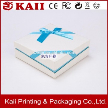 OEM round cardboard white gift box