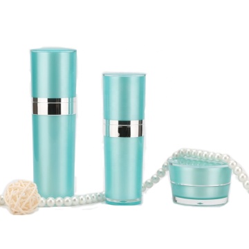 Luxurious Cyan Packaging Acrylic Cosmetic Bottles