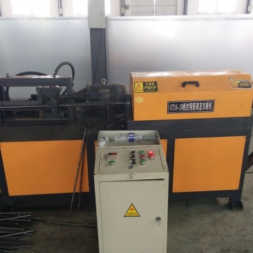 Steel bar straightening-cutting machine