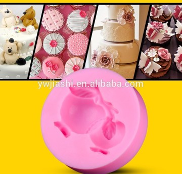 Two pomegranates chocolate mold silicone fondant cake mold