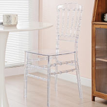 Stackable Crystal Resin Wedding Party Chairs