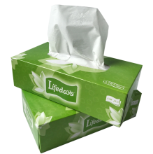 Embossed Boxed Facial Tissue