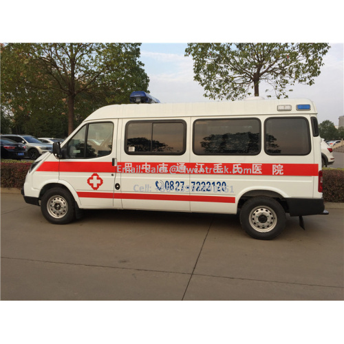 Ambulancia de emergencia de techo medio JMC a la venta
