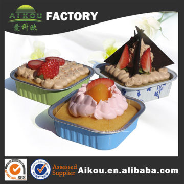 Full sizes baking use disposable aluminum bakery tray/plate/box