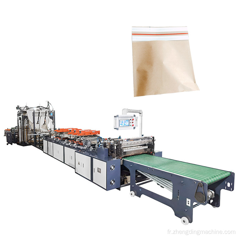 Machine de fabrication de sacs en papier kraft