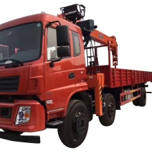 Qingshan KS5106 hexagonal boom telescopic lorry crane complete with dump truck