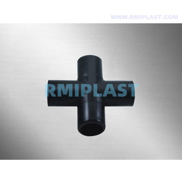 HDPE Pipe Fittings Butt fusion Equal Cross