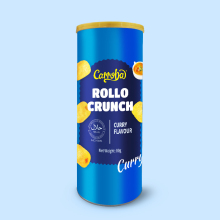 Carroba Rollo Crunch Snacks With Curry Flavour
