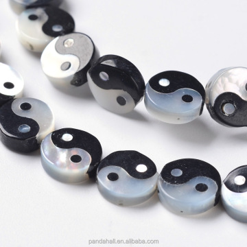 Chinese Feng Shui Yin Yang Beads: Pandahall's Collection of Black Agate and White Shell Strands