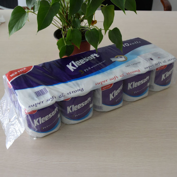 2016 custom printed patterned packing toilet tissue paper roll