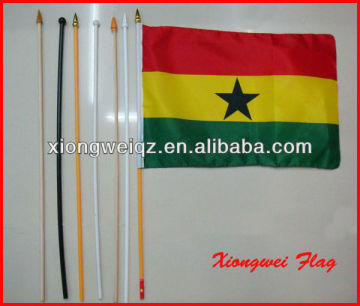 Ghana hand flag