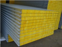 Metal Rock Wool Mineral Wool Sandwich Panel