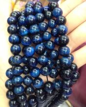 Fashion Wholesale Jewelry Round Blue Tiger Eyes Stone Tiger Eye Beads