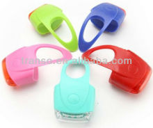 handlebar light bicycle silicon decoration light