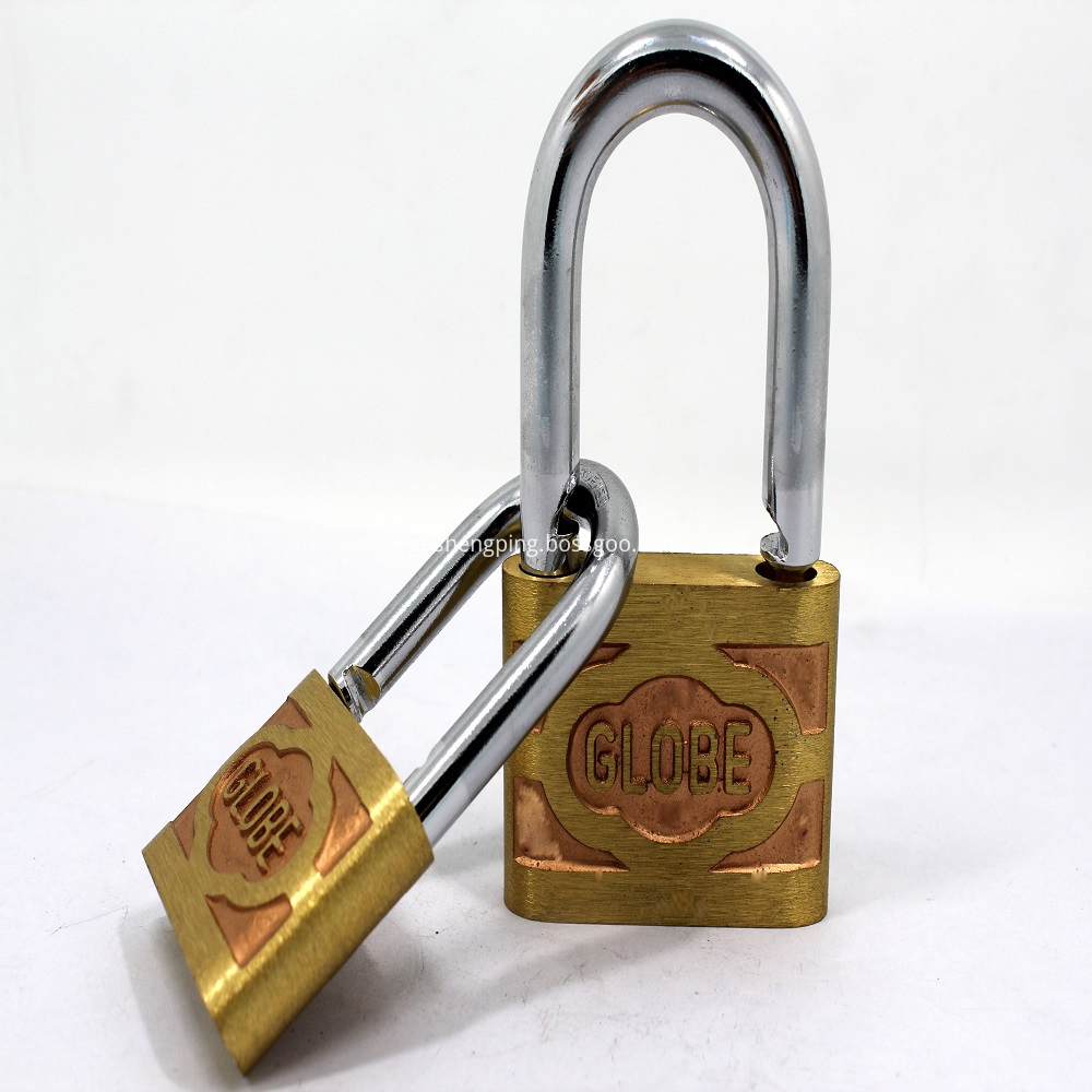 cast brass padlock