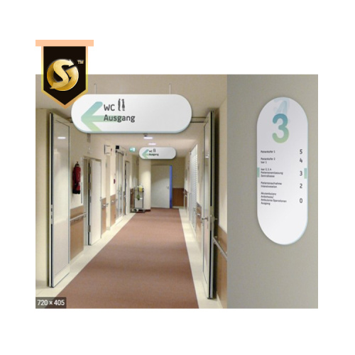 Custom Hospital School Direction Indication Way Finding Sign