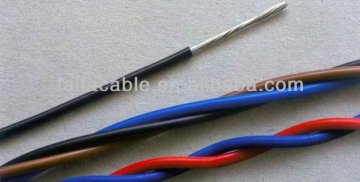 Copper conductor twisted flexible electric wire (RVS)