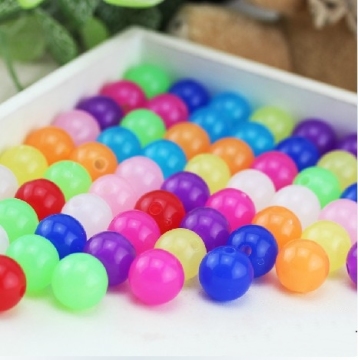 Fashion Accessory Round Acrylic Beads
