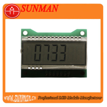 digital lcd display with 7numbers standard segment lcd display