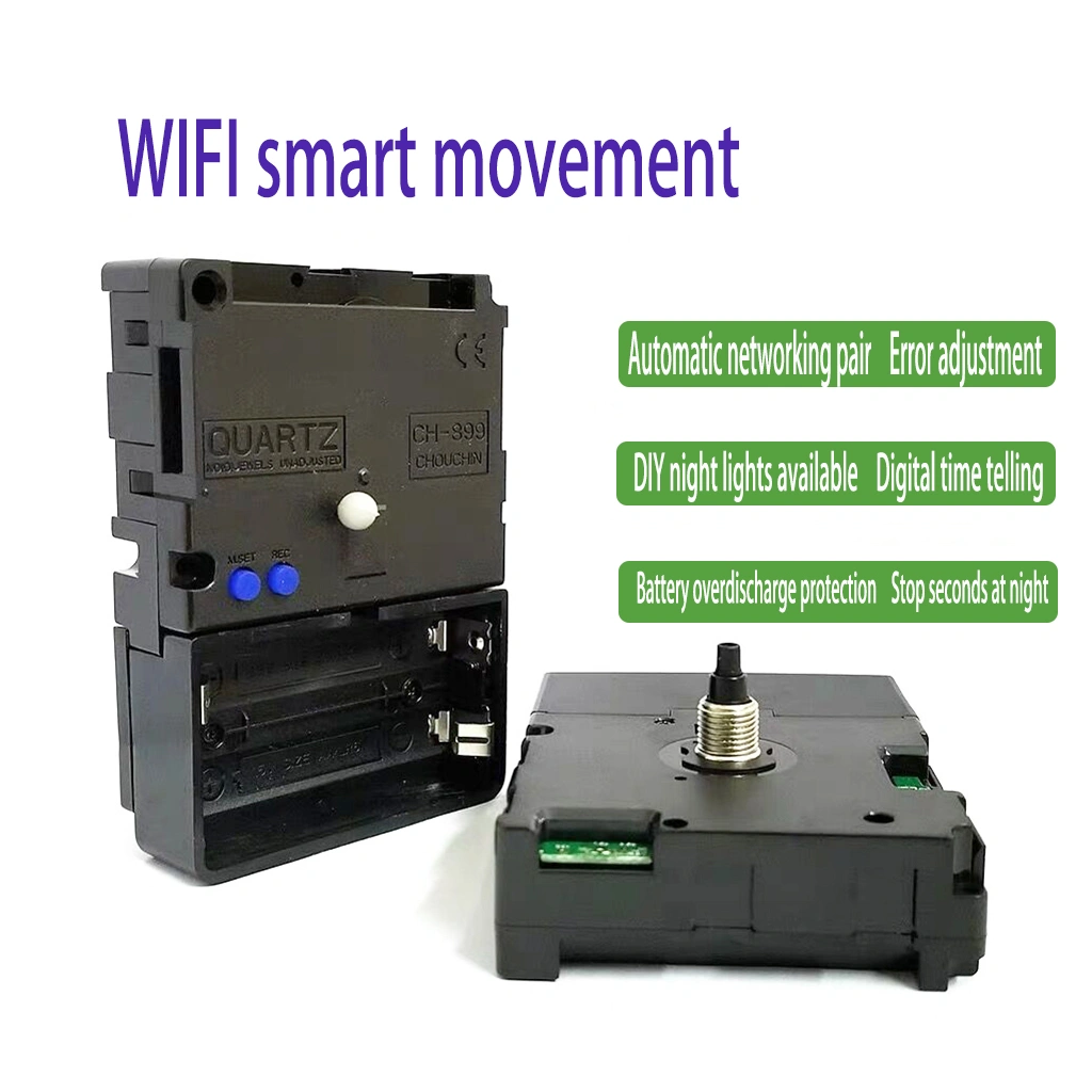 WiFi Clock Movement Intelligent WiFi Clock Mechanism with Hands