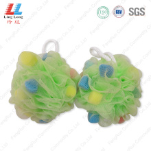 Light colored soft foaming sponge ball