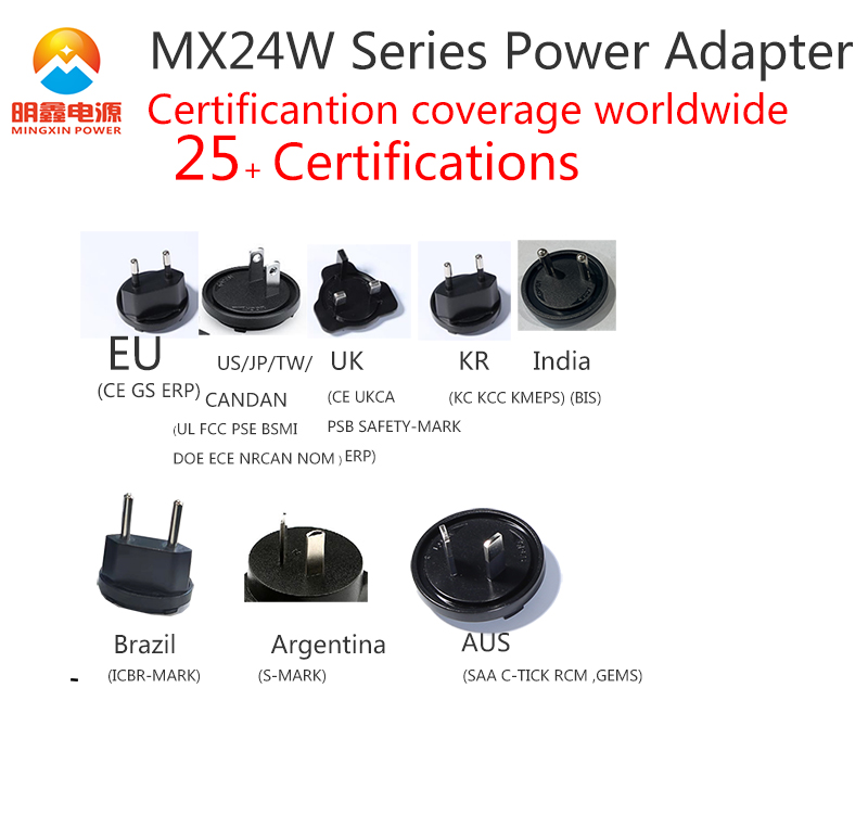 24W power adapter