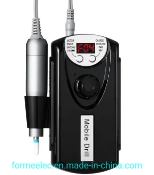 Electric Nail Drill Rechargeable Manicure Drill 25W Portable Nail Drill Machine