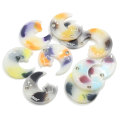 New Design Multi Colors Resin Sweet Star Moon Cabochon Beads 100pcs Diy Art Deco Παιδικά λευκώματα Κατάστημα στολίδι