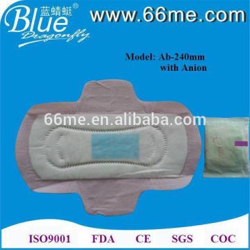 wholesale woman cotton anion sanitary pad